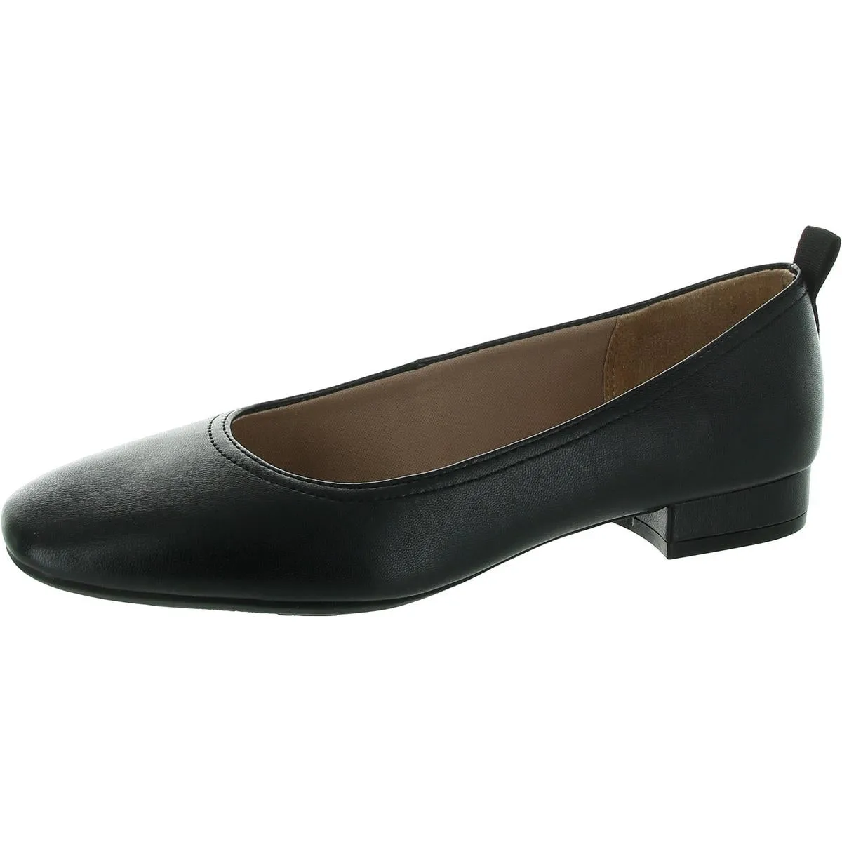 Cameo Womens Faux Leather Round Toe Loafers