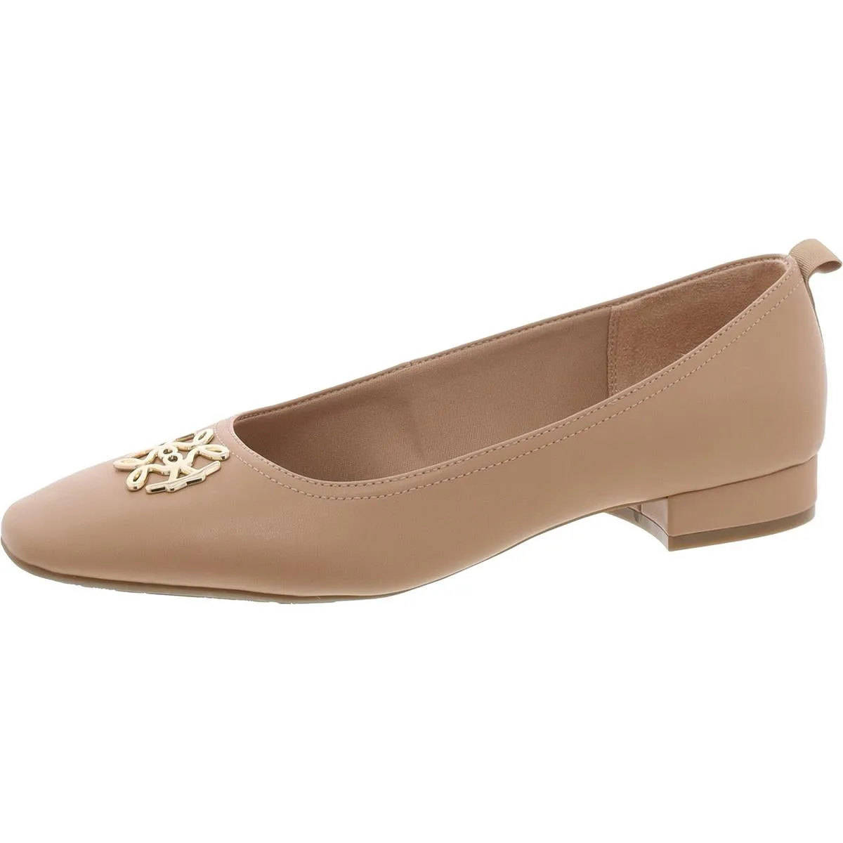Cameo Womens Faux Leather Round Toe Loafers