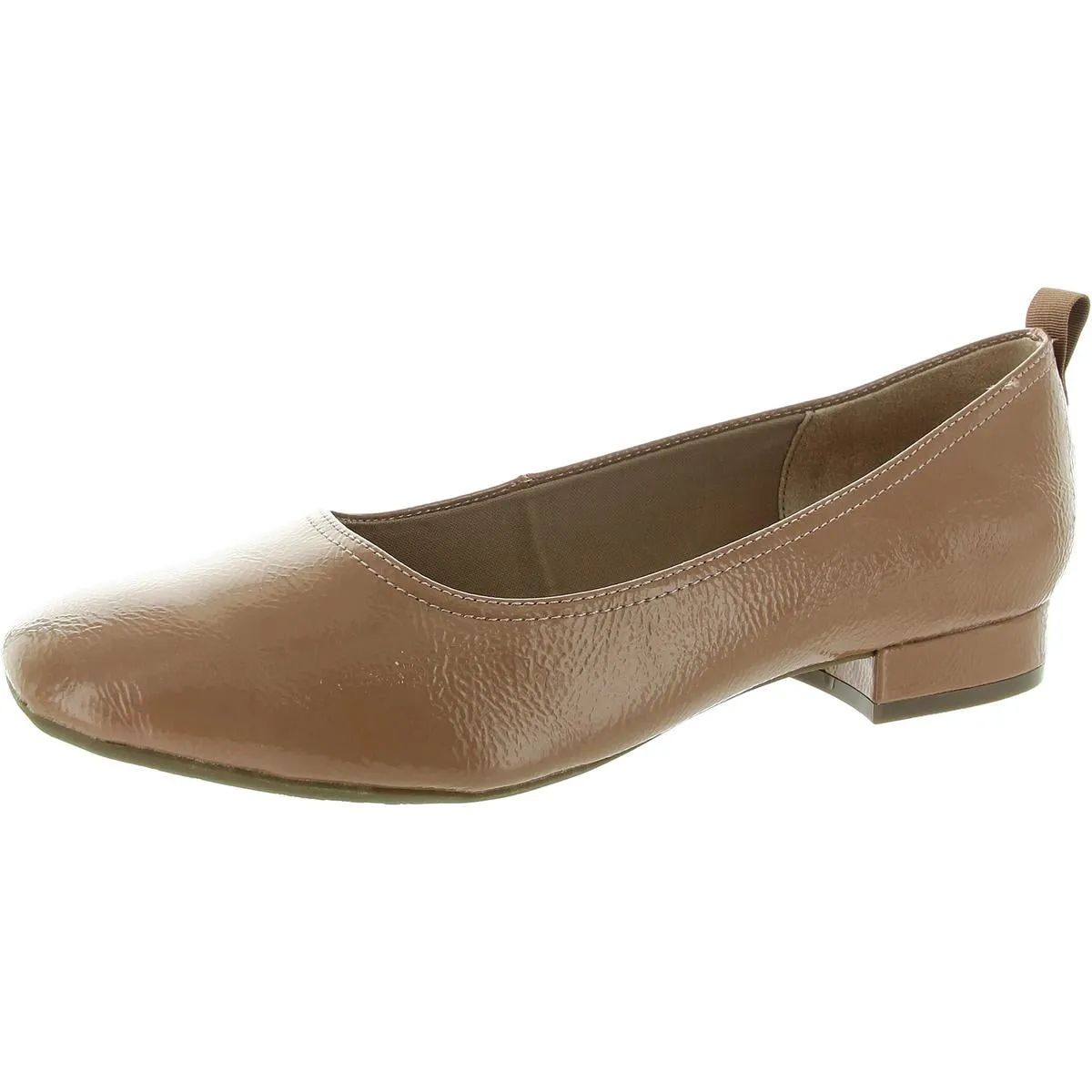 Cameo Womens Faux Leather Round Toe Loafers
