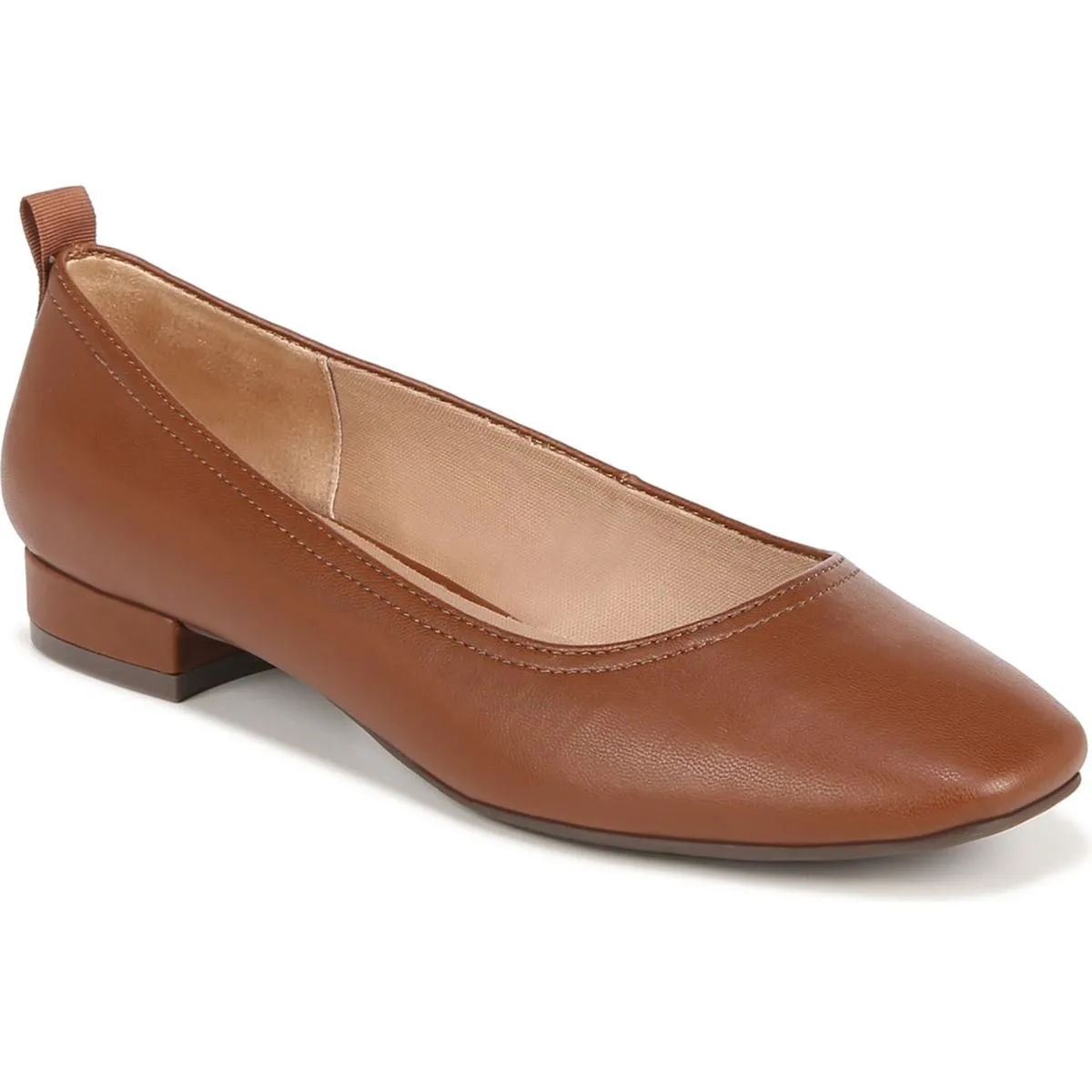 Cameo Womens Faux Leather Round Toe Loafers