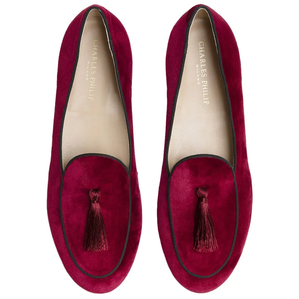 Charles Philip Velvet Men's Loafer