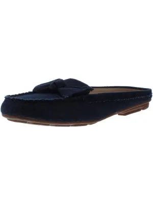 Charm Womens Bow Slides Loafer Mule