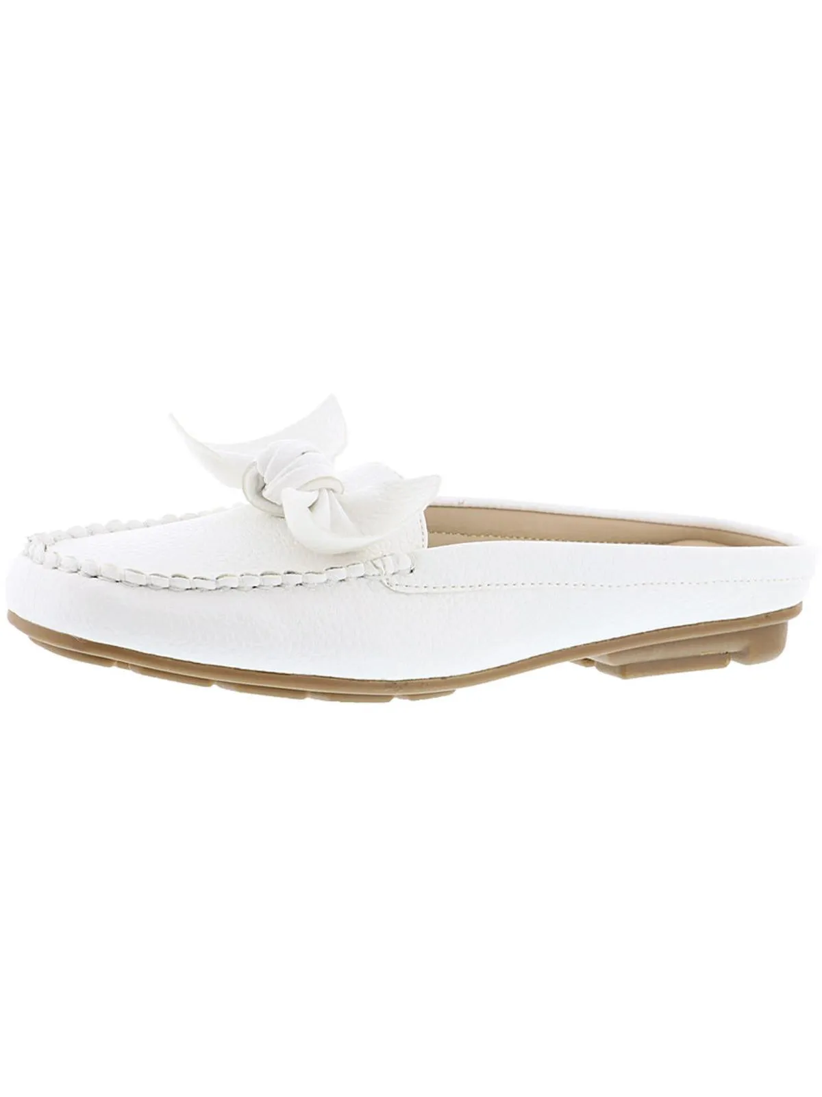 Charm Womens Bow Slides Loafer Mule