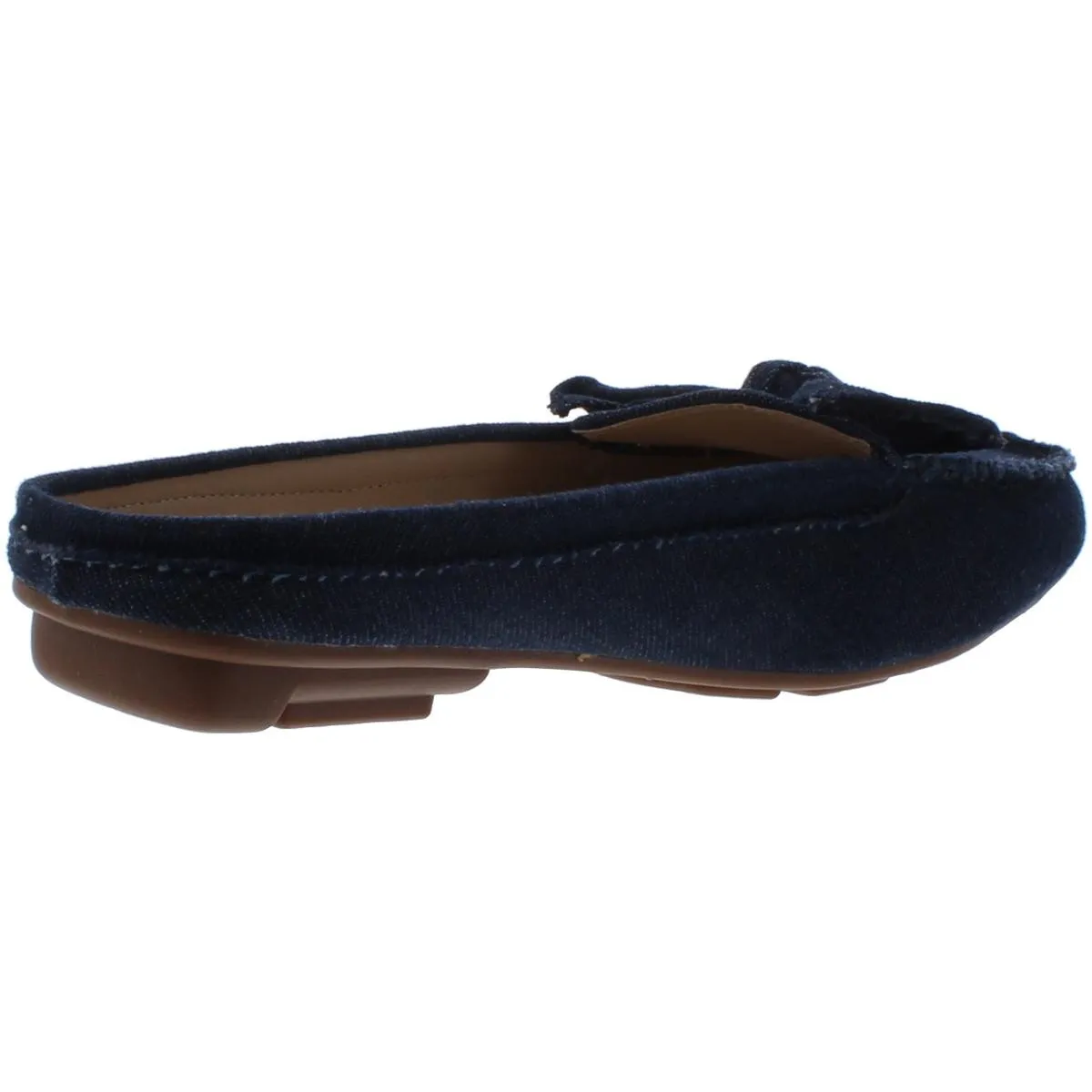 Charm Womens Bow Slides Loafer Mule