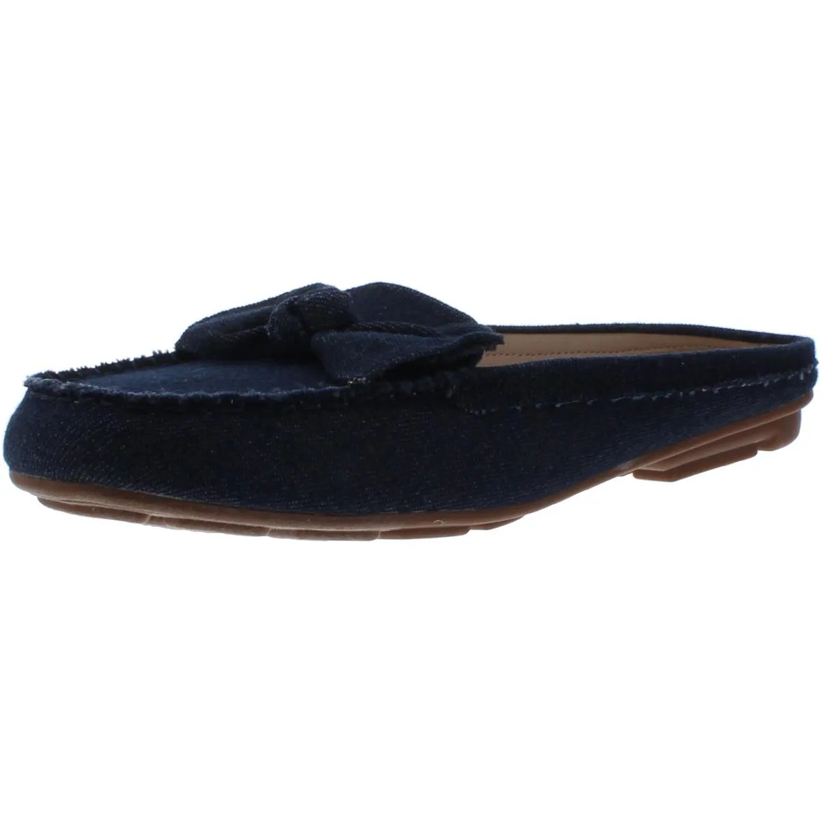 Charm Womens Bow Slides Loafer Mule