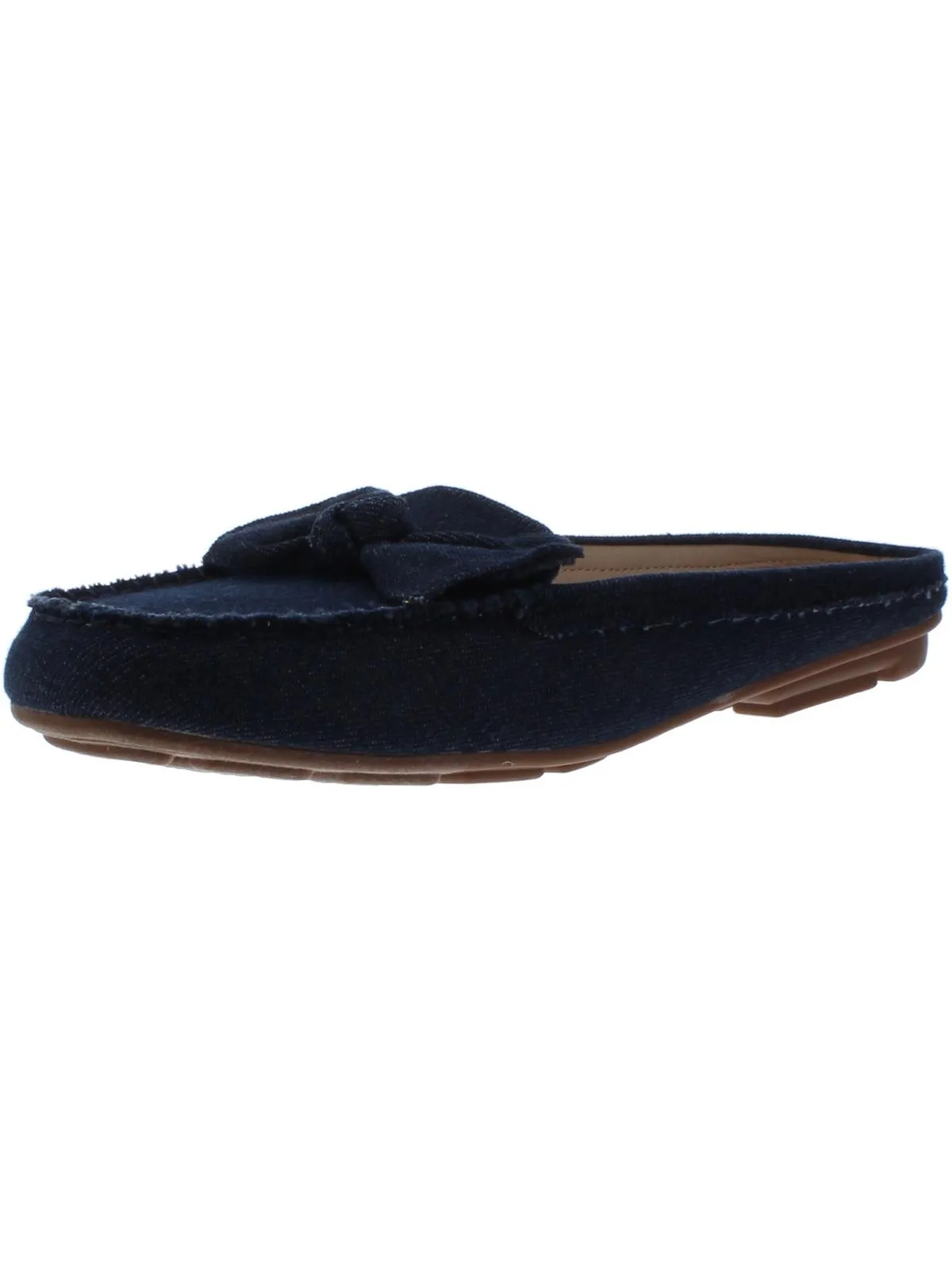 Charm Womens Bow Slides Loafer Mule