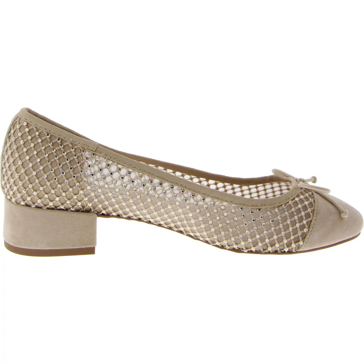Cherish Womens Kitten Heel Slip On Loafers