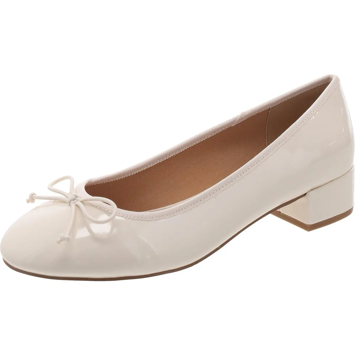 Cherish Womens Kitten Heel Slip On Loafers