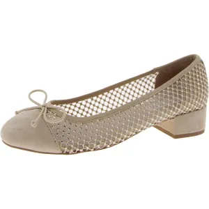 Cherish Womens Kitten Heel Slip On Loafers