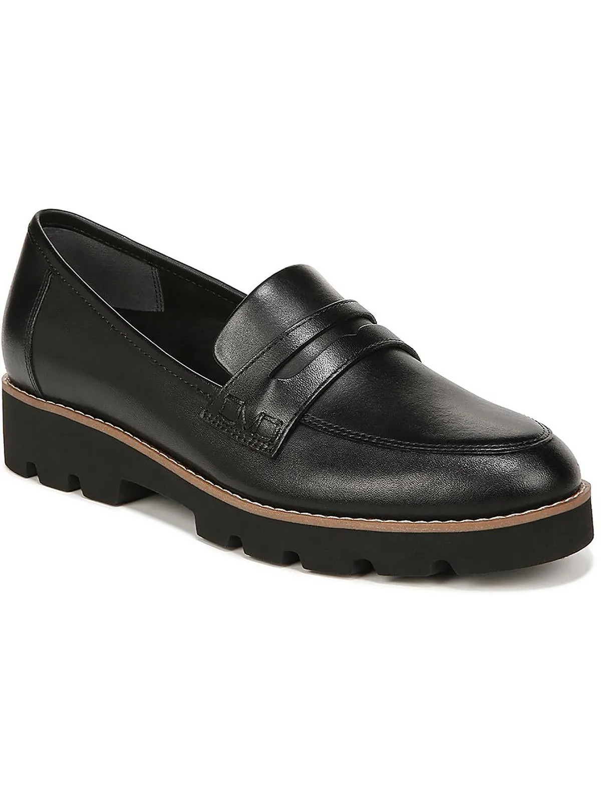 Cheryl II Womens Leather Slip-On Loafers