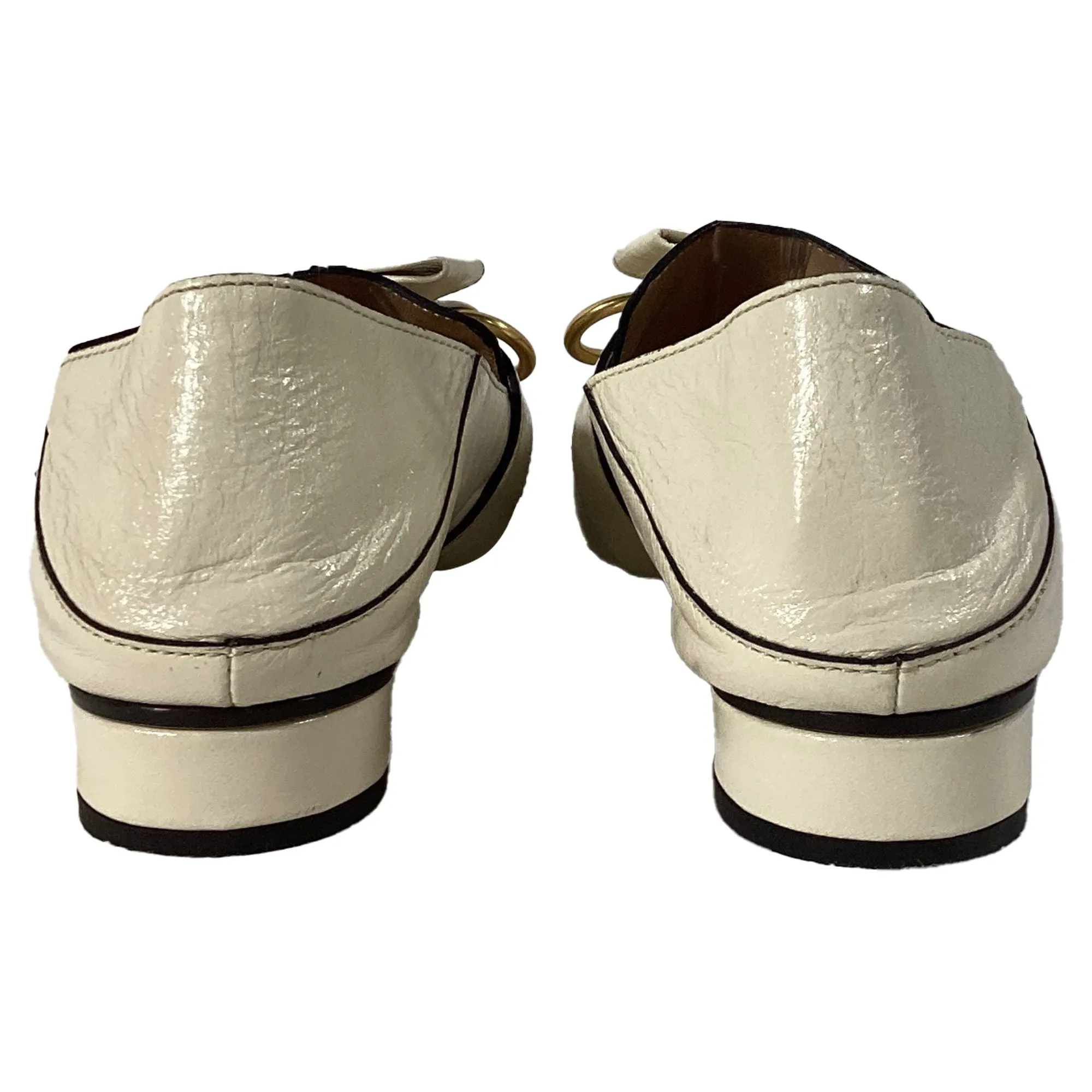 Chlo Quincy Convertible Loafers in White Leather
