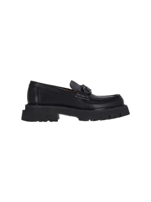 Chunky "Gancini" Loafers  Black