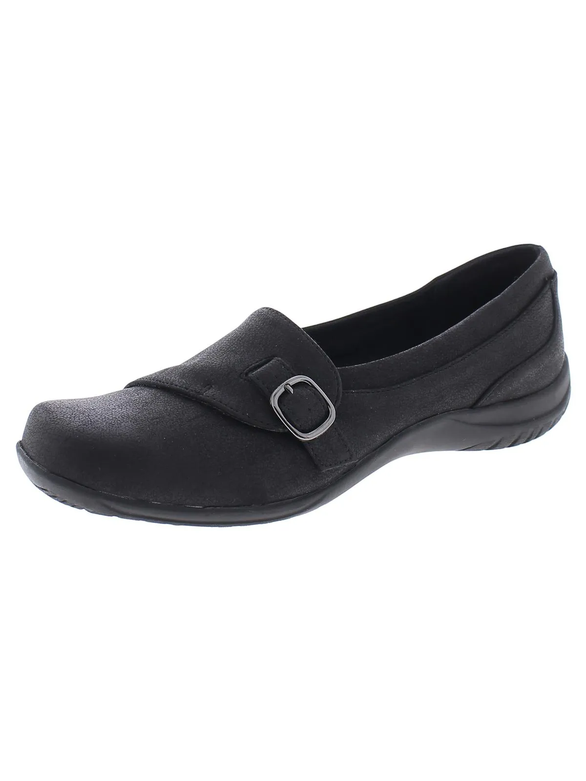 Cinnamon Womens Faux Leather Square Toe Loafers