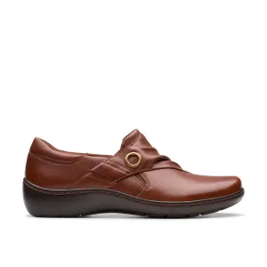 Clarks Cora Aubrie in Brown Leather