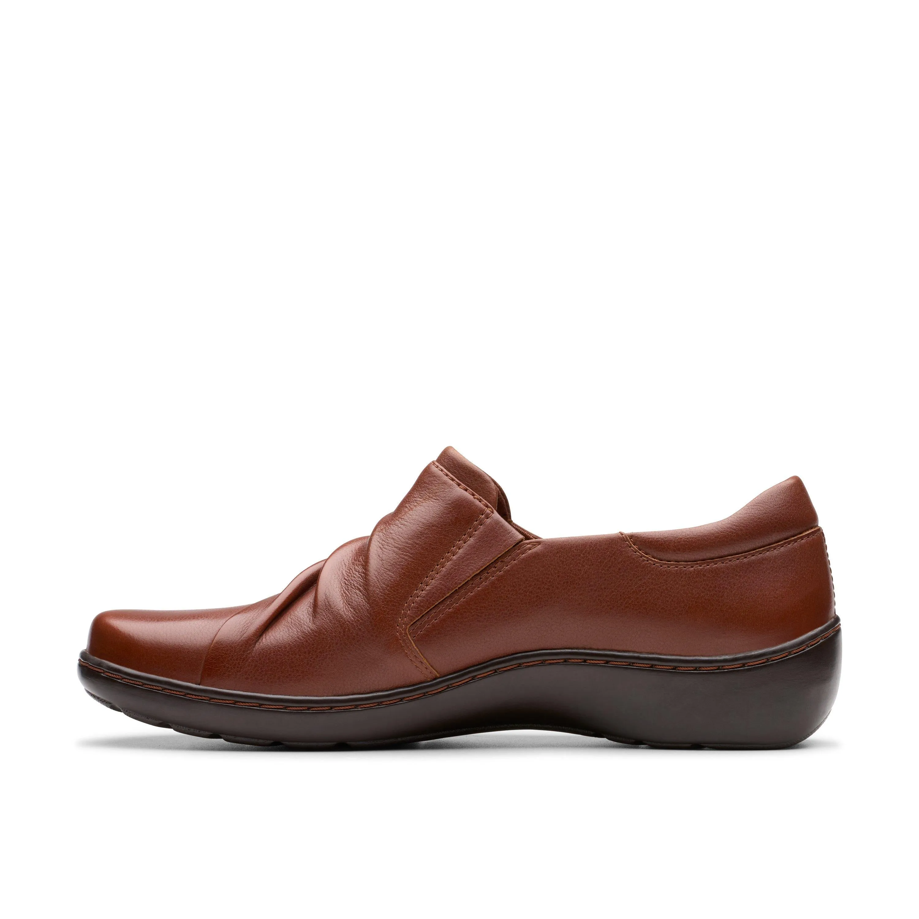 Clarks Cora Aubrie in Brown Leather