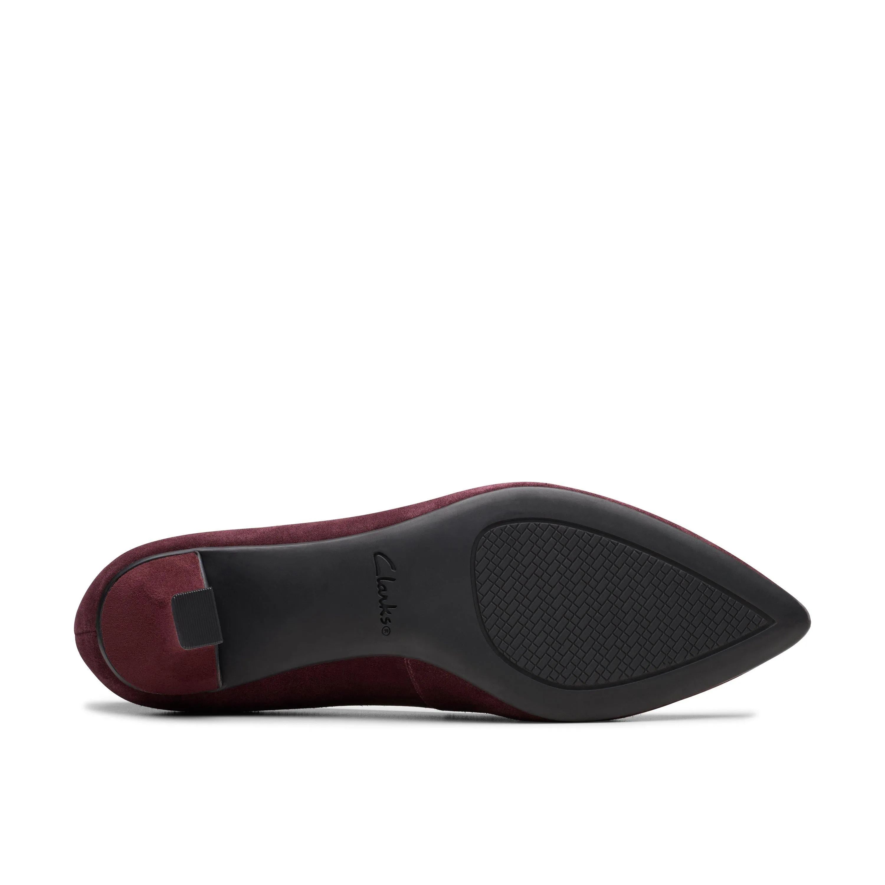 Clarks Kepley Vine in Red Suede