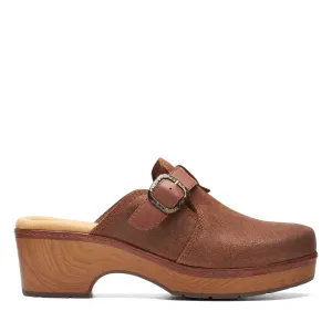 Clarks Paizlee Nora in Brown Suede