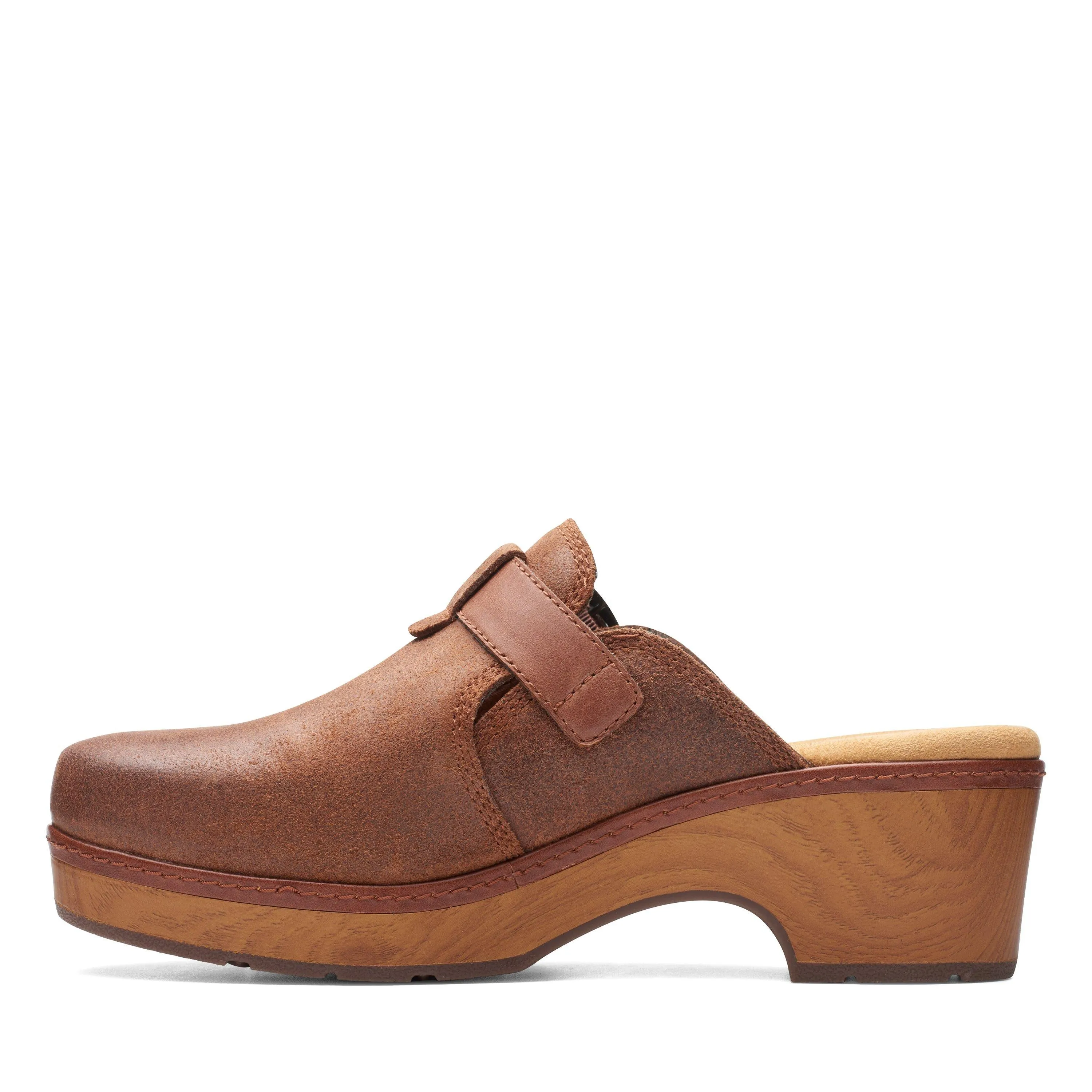 Clarks Paizlee Nora in Brown Suede