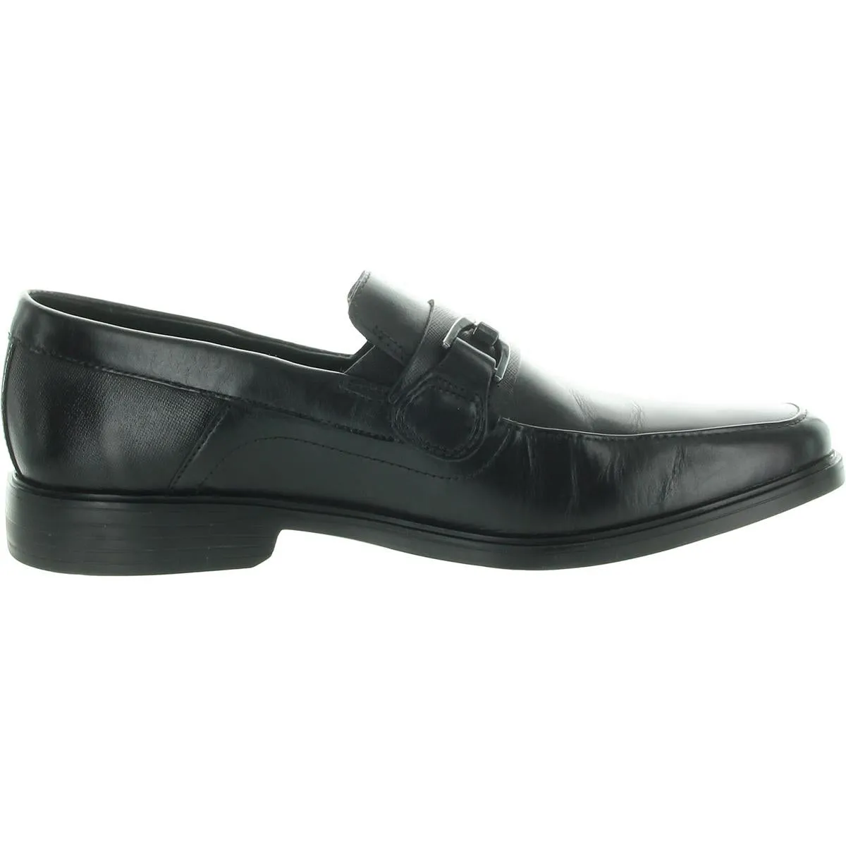 Clarkslite Bit Mens Slip On Block Heel Loafers
