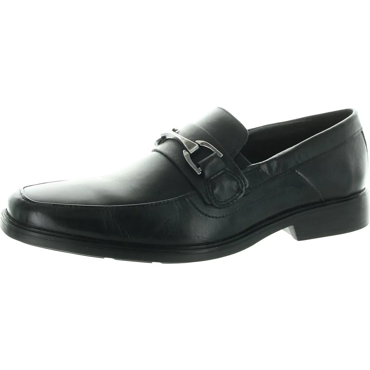 Clarkslite Bit Mens Slip On Block Heel Loafers