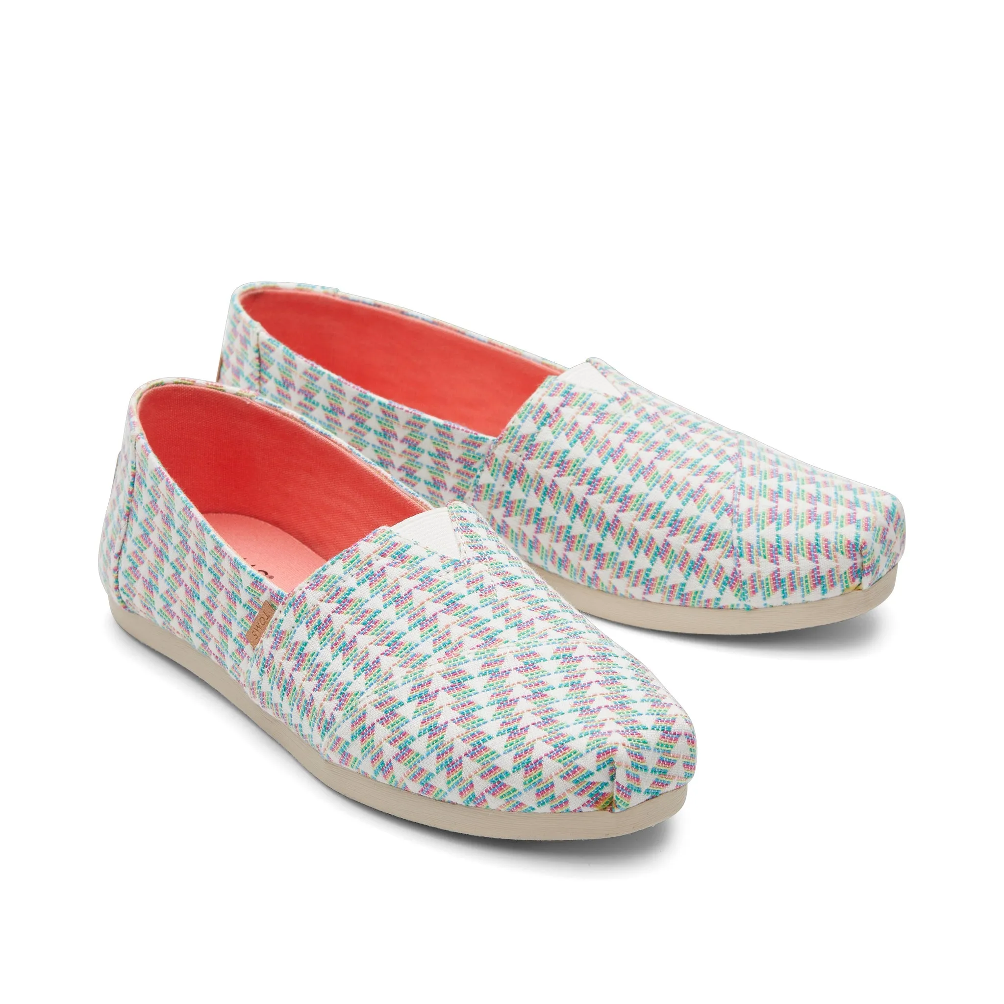 Classic Alpargata Multi Color Triangle Woven