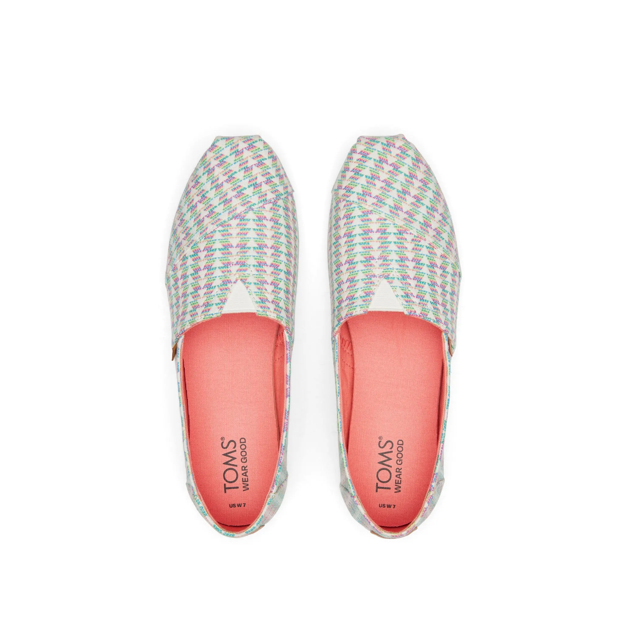 Classic Alpargata Multi Color Triangle Woven