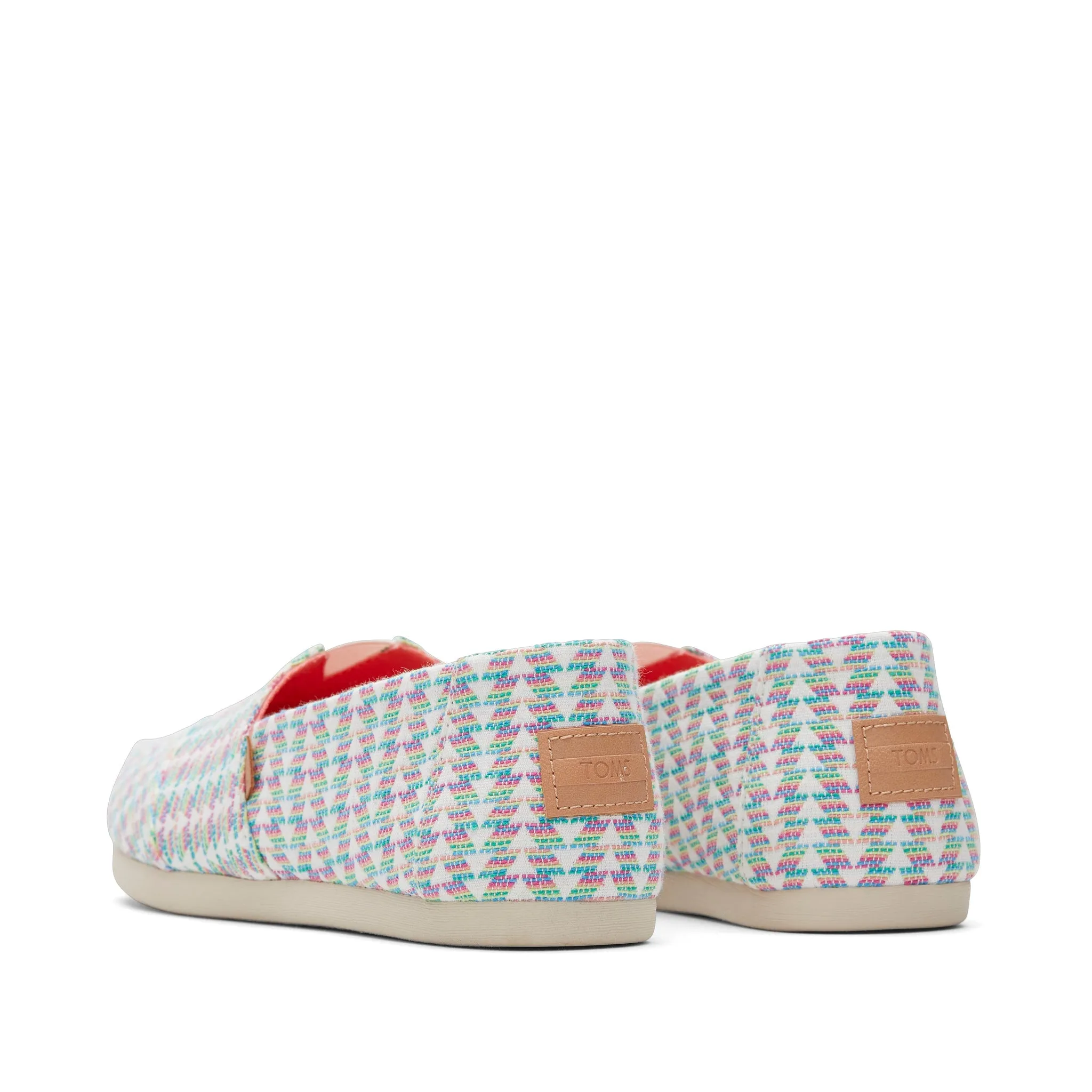 Classic Alpargata Multi Color Triangle Woven
