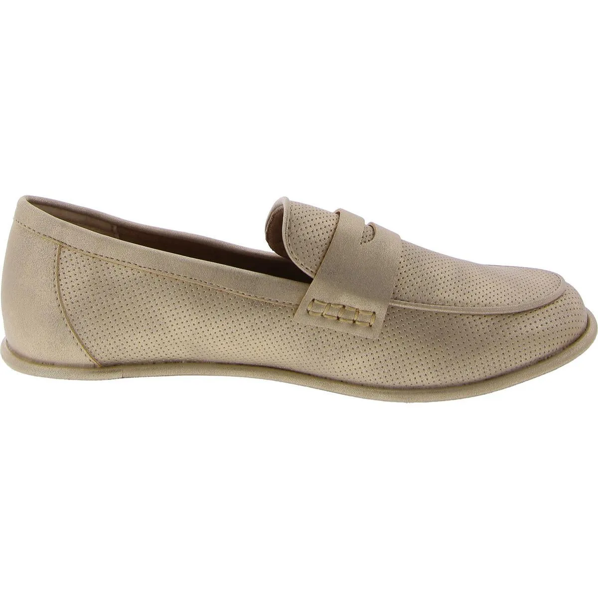 Clove 18 Womens Faux Leather Padded Insole Loafers