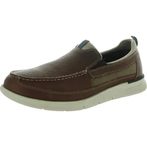 Coban Mens Leather Slip-On Loafers