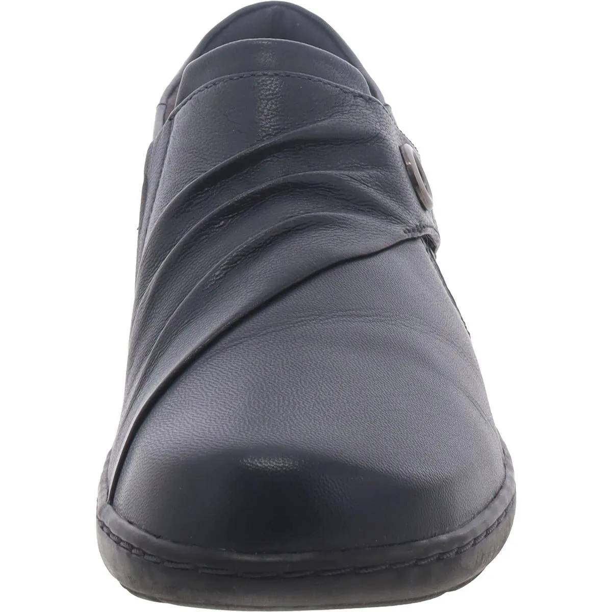 Cora Aubre Womens Faux Leather Plain Loafers