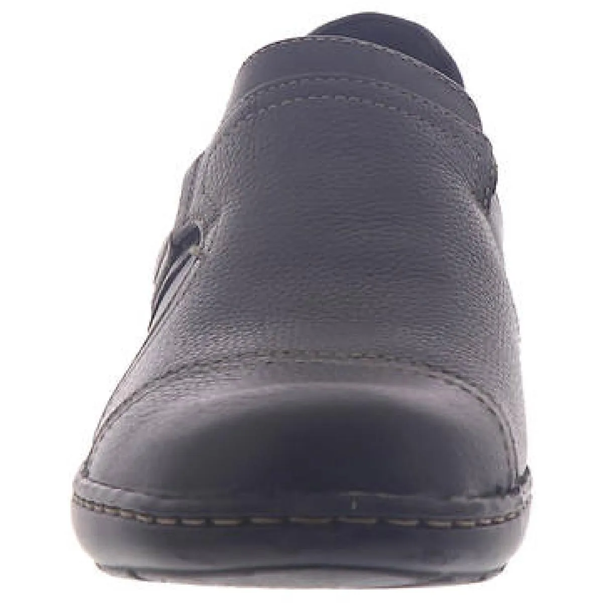 Cora Poppy Womens Leather Slip-On Loafers