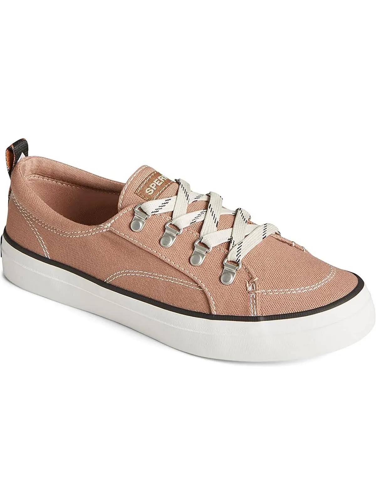 Crest Womens Lace-Up Man Made Slip-On Sneakers