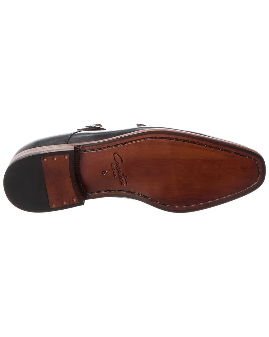 Curatore Double Monk Leather Loafer