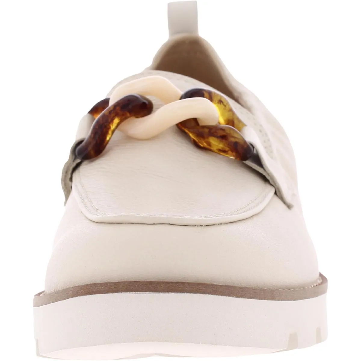Cynthia Womens Leather Slip On Loafers