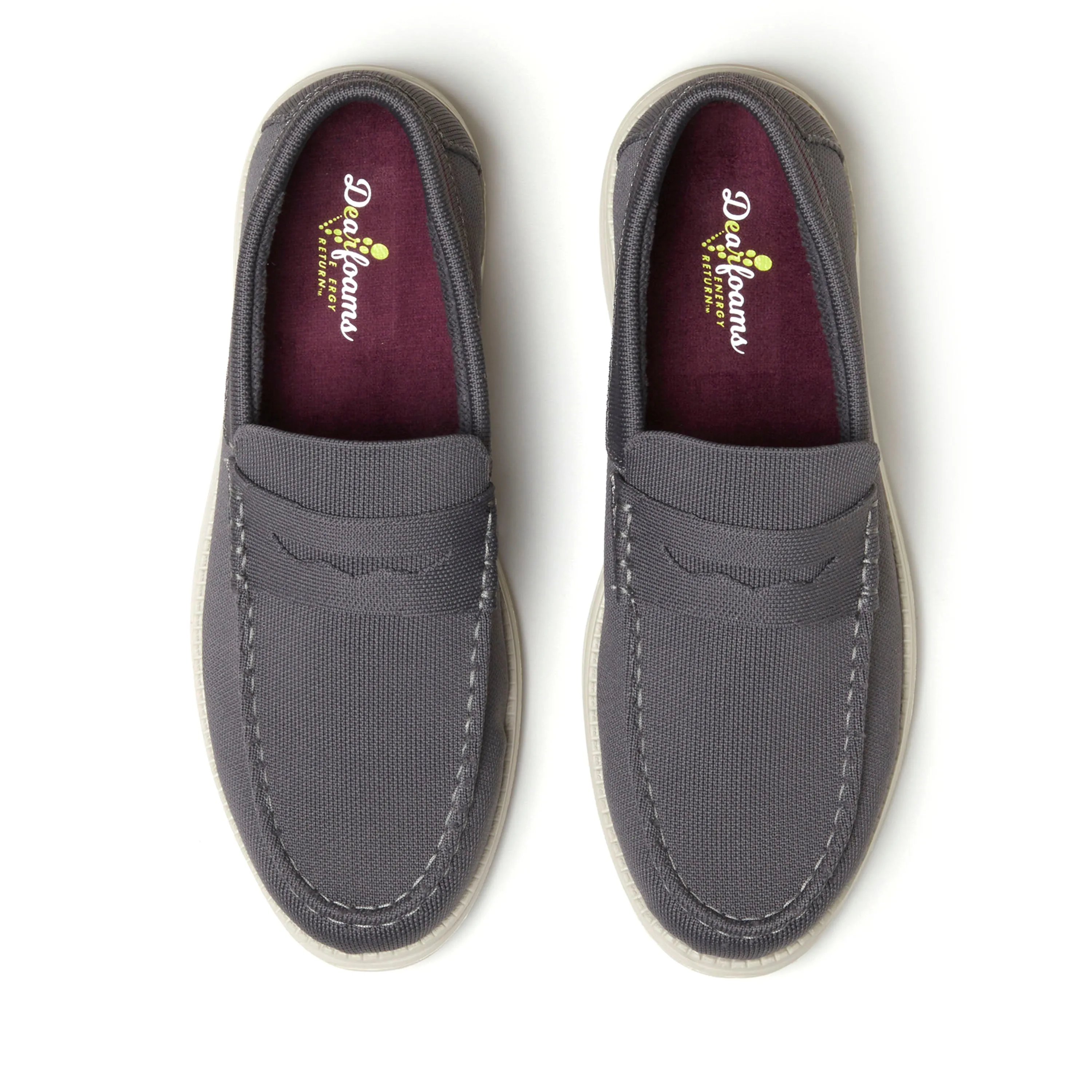 Dearfoams Men's Rollins Sport Knit Loafer