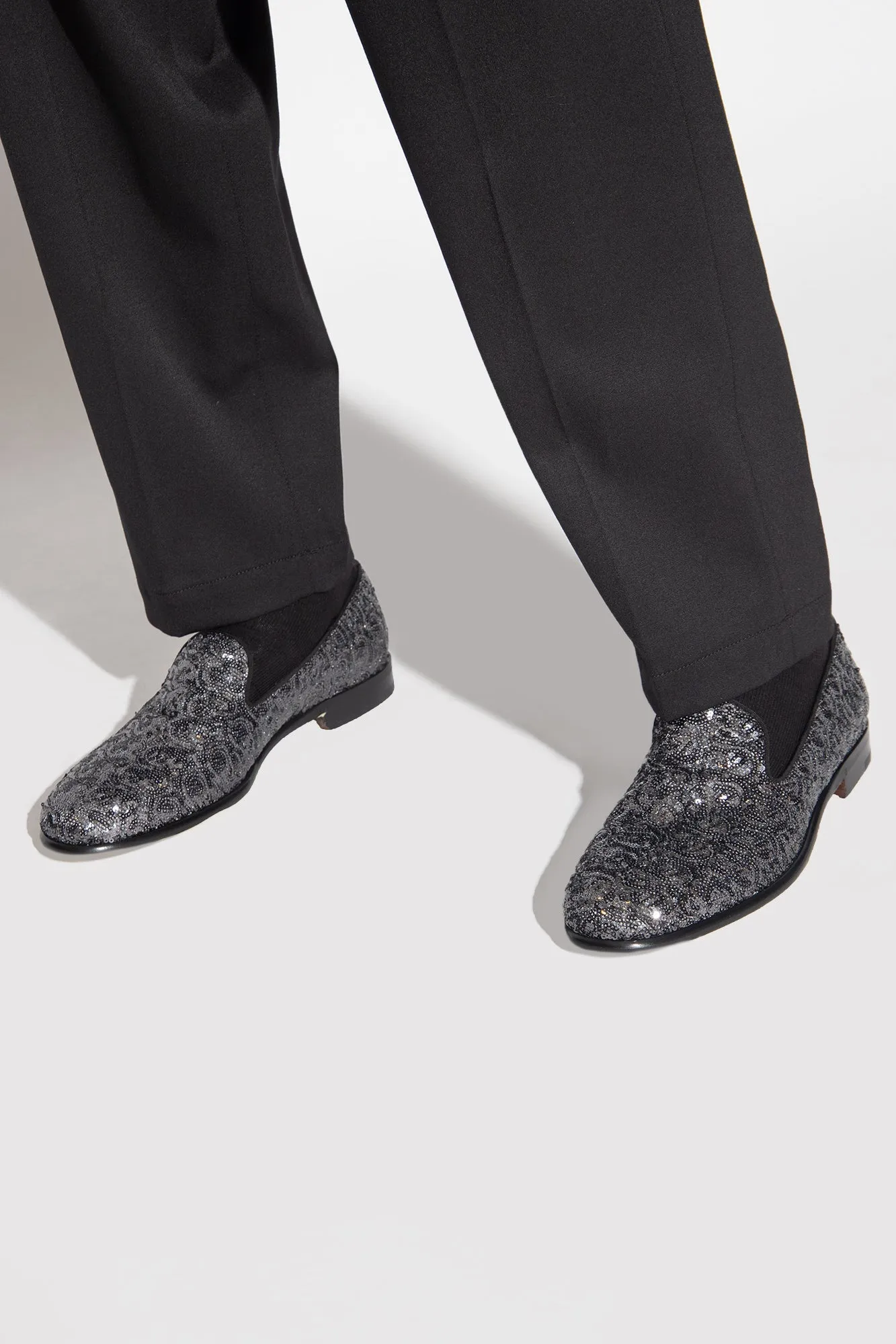 Dolce & Gabbana Slip-On Shoes With Sequins