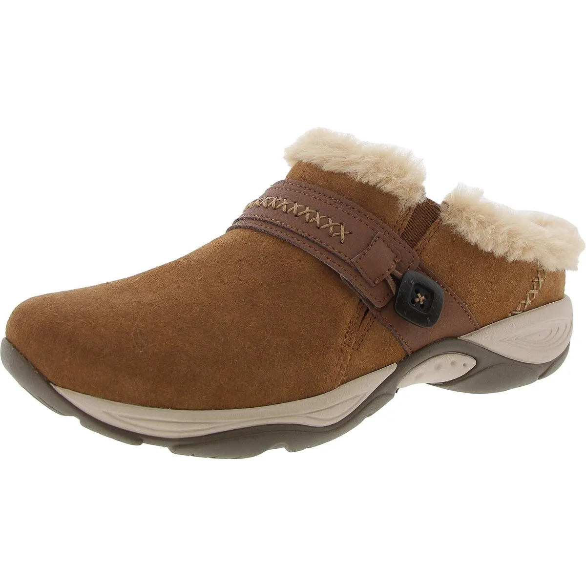 Elinn Womens Slip On Buckle Slip-On Sneakers