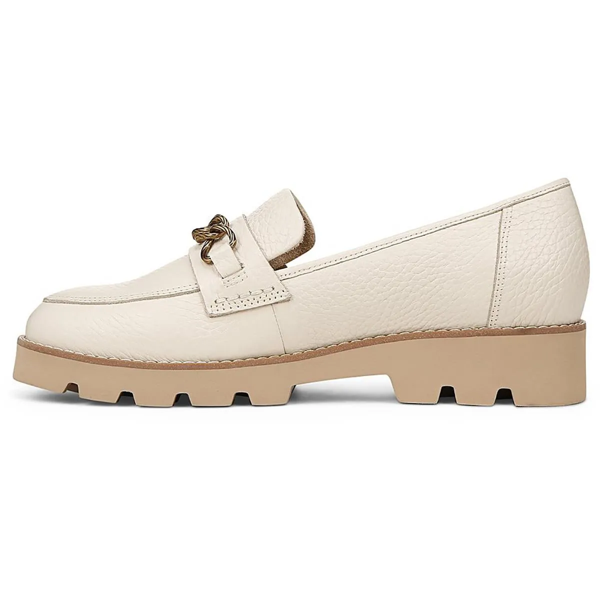 Emalyn Womens Leather Slip On Loafers