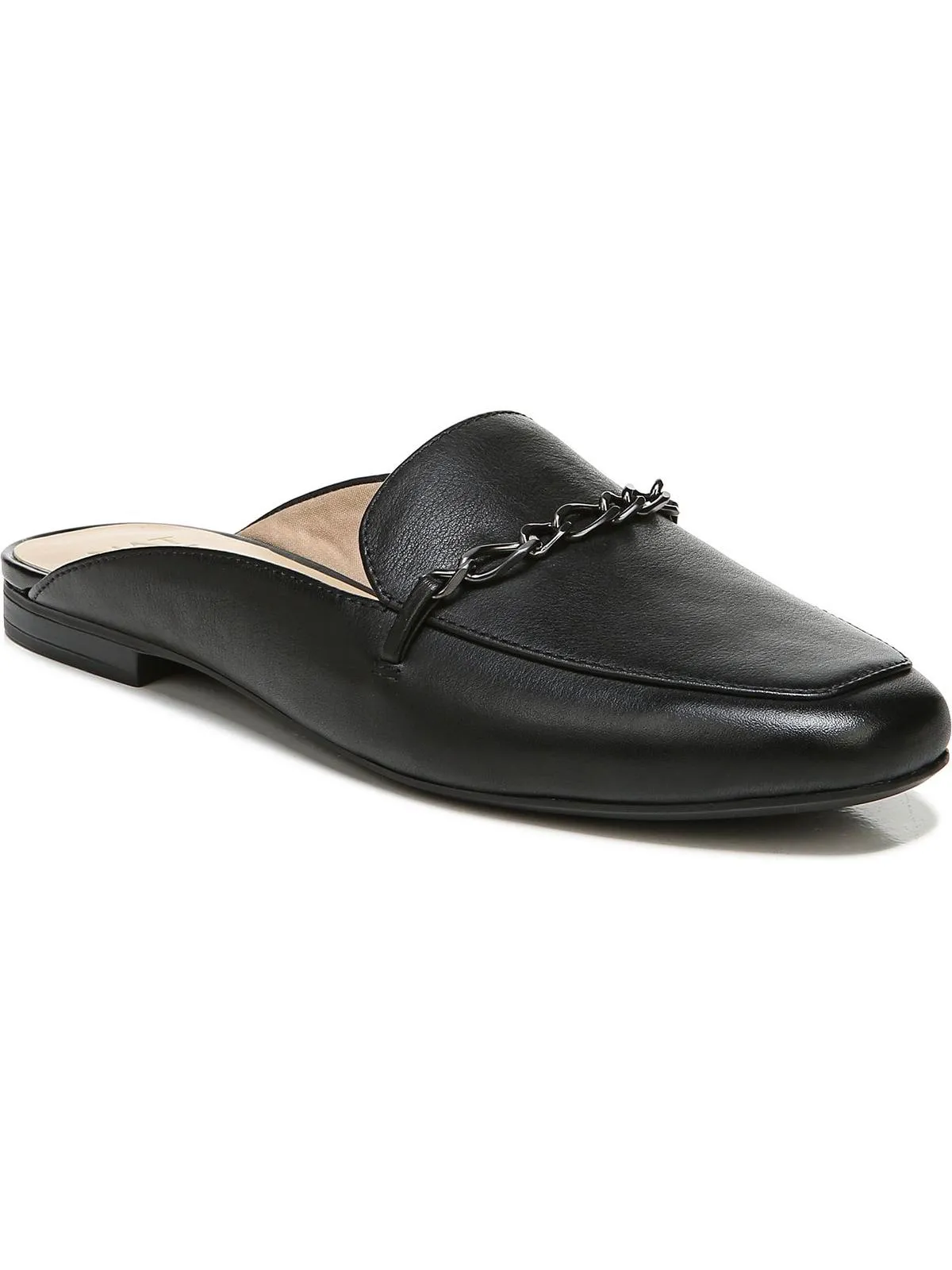 Emiline Womens Leather Slip On Mules