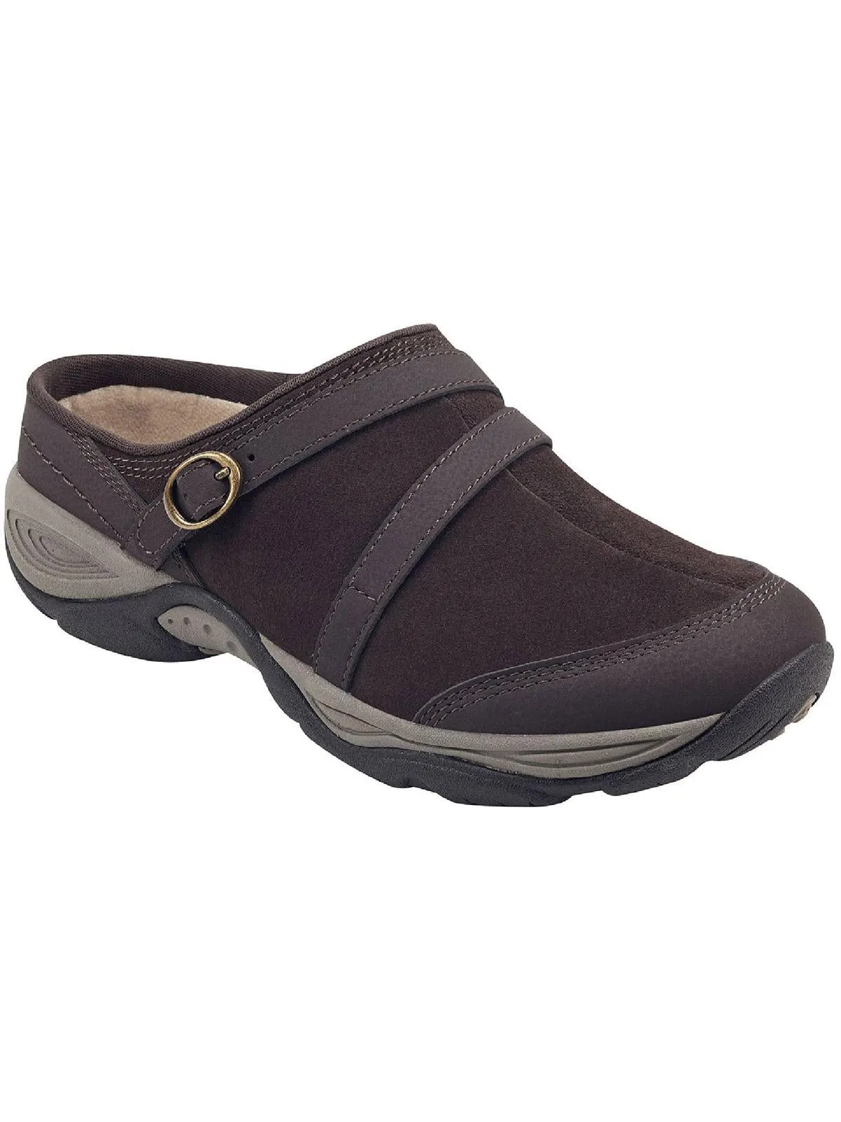 Equinox Womens Suede Slip On Loafer Slides