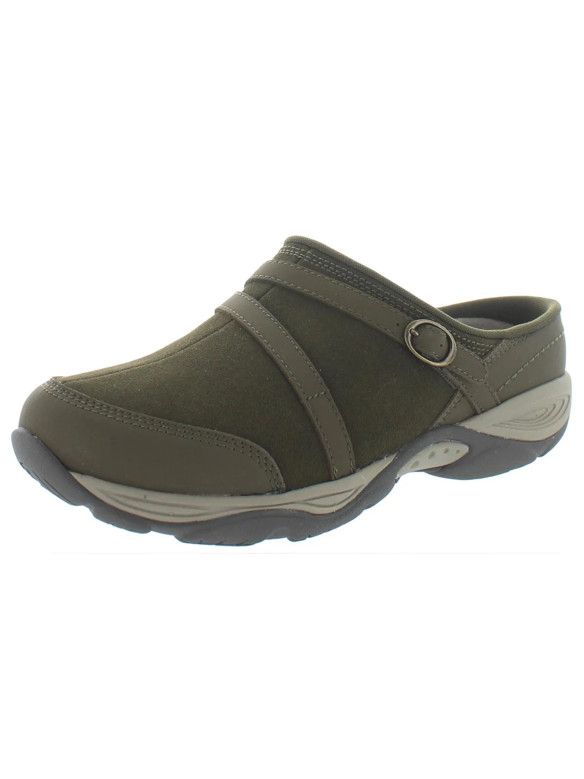 Equinox Womens Suede Slip On Loafer Slides