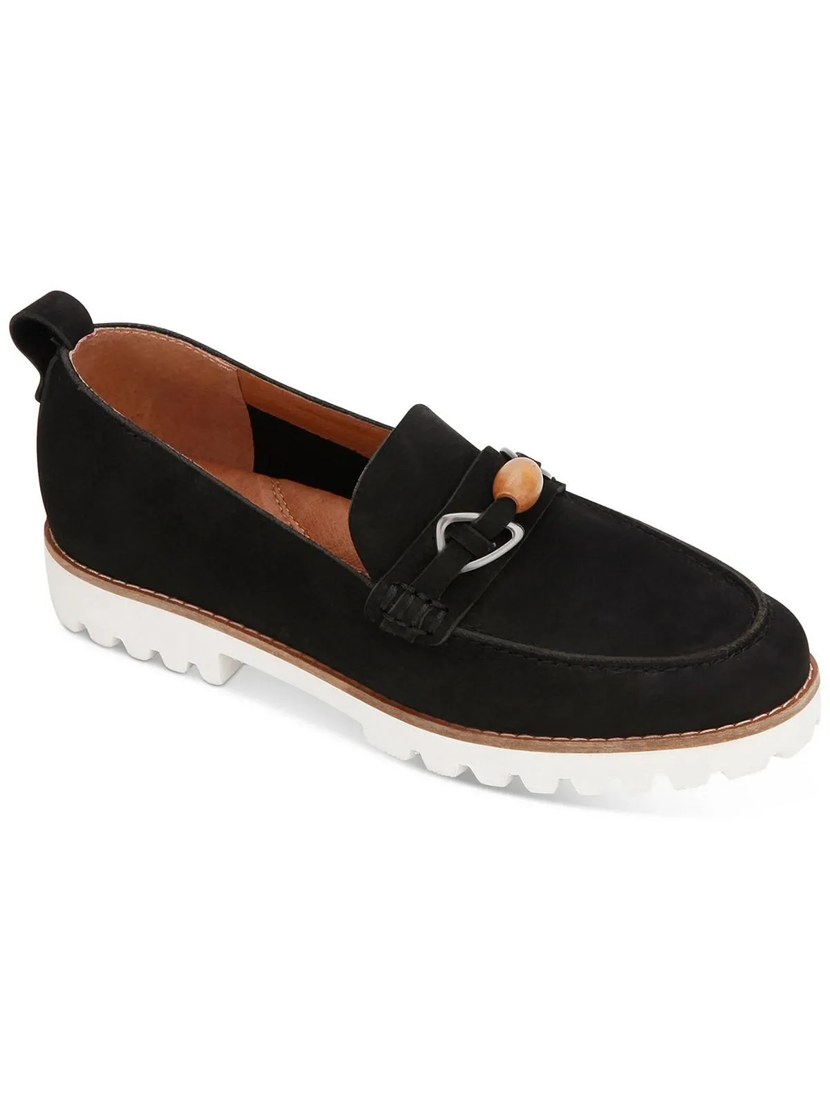 EUGENE LUG BIT Womens Leather Slip On Loafers