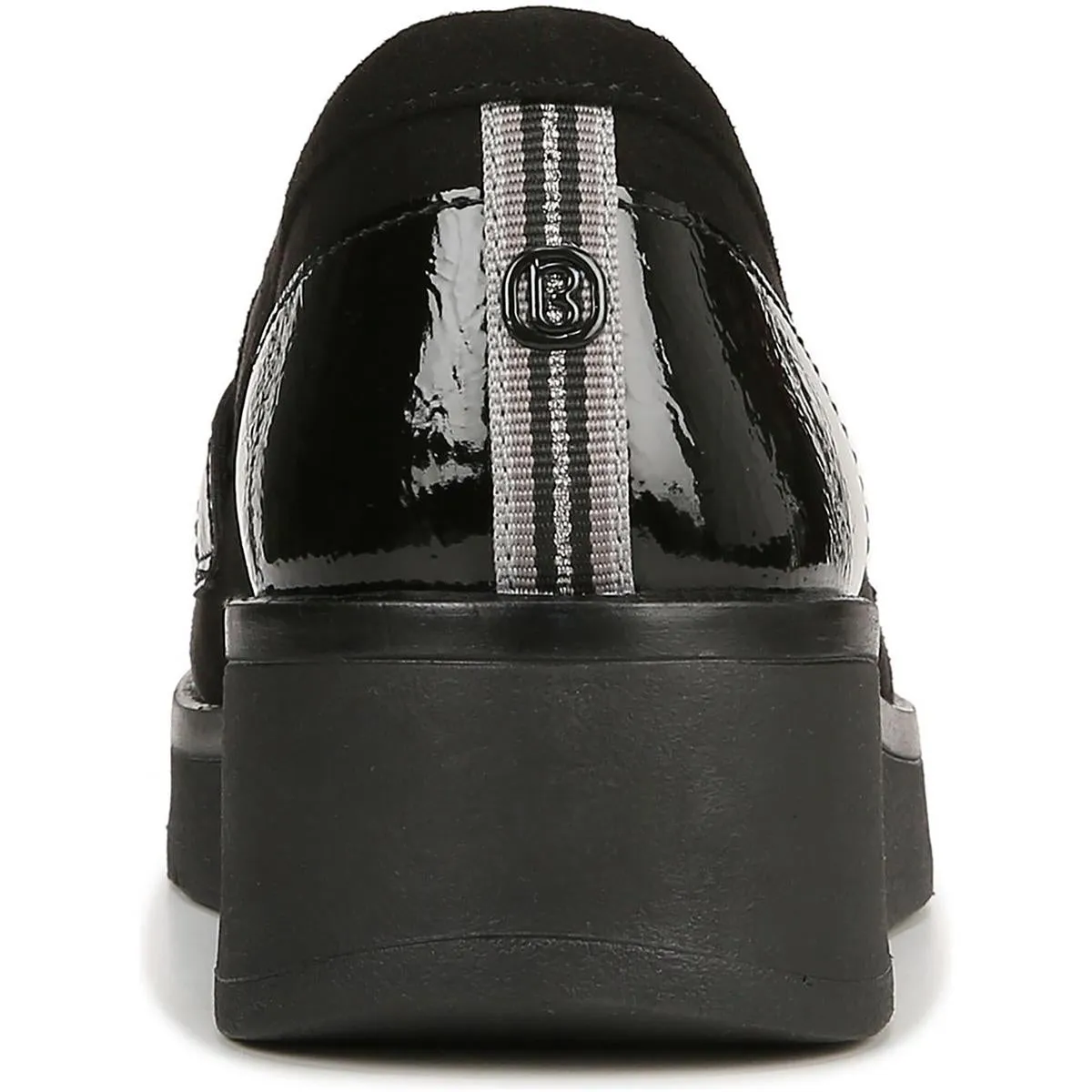 Fast Track Womens Faux Suede Slip On Loafer Heels