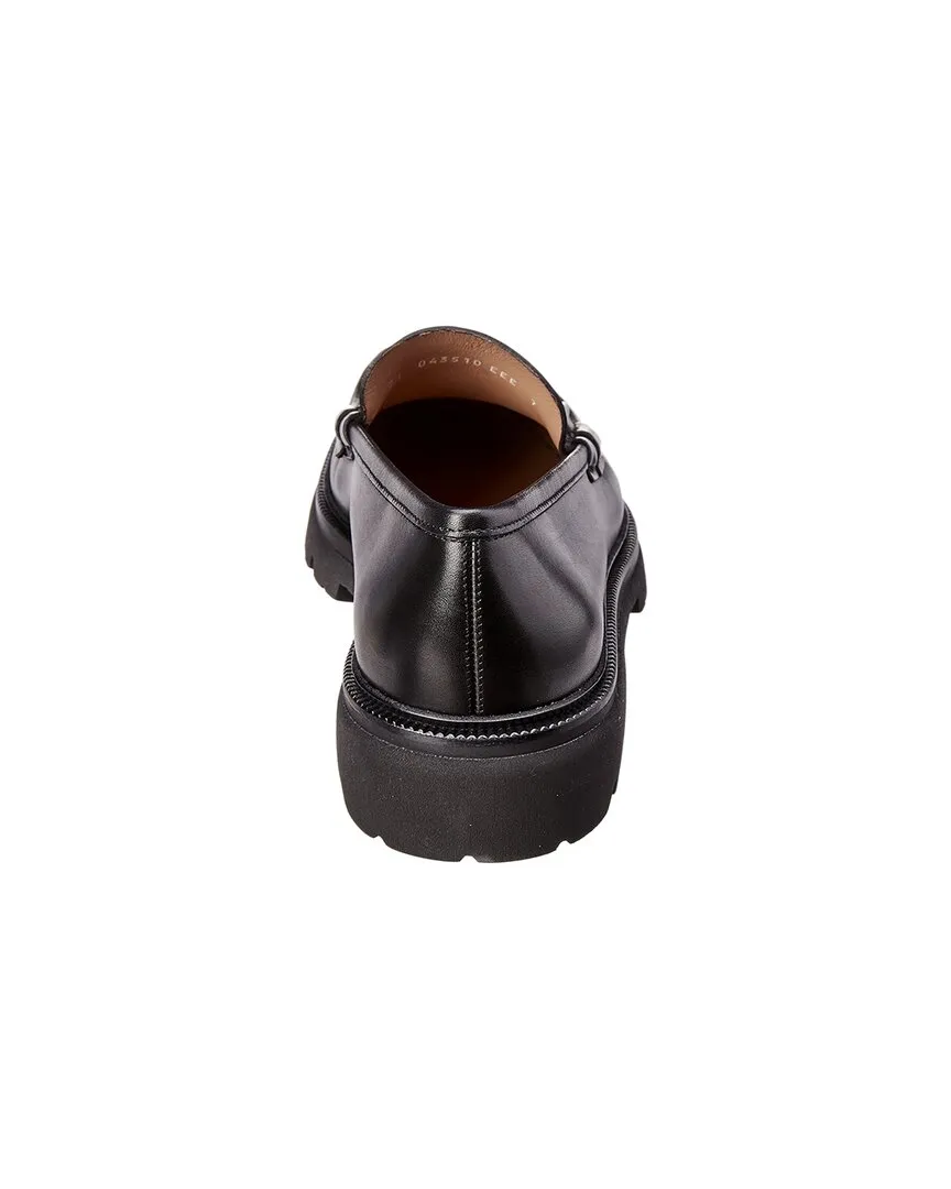Ferragamo Gancini Leather Loafer