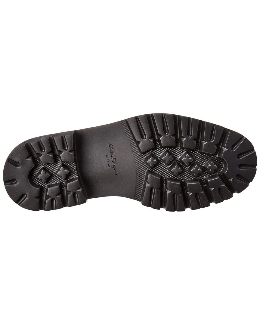 Ferragamo Gancini Leather Loafer