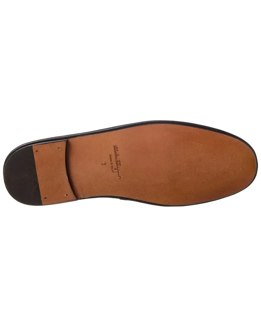 Ferragamo Logo Leather Loafer