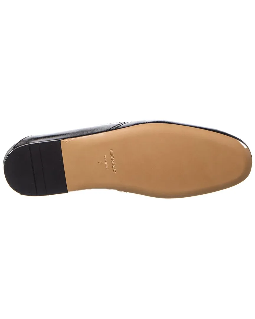 Ferragamo New Vara Buckle Leather Loafer