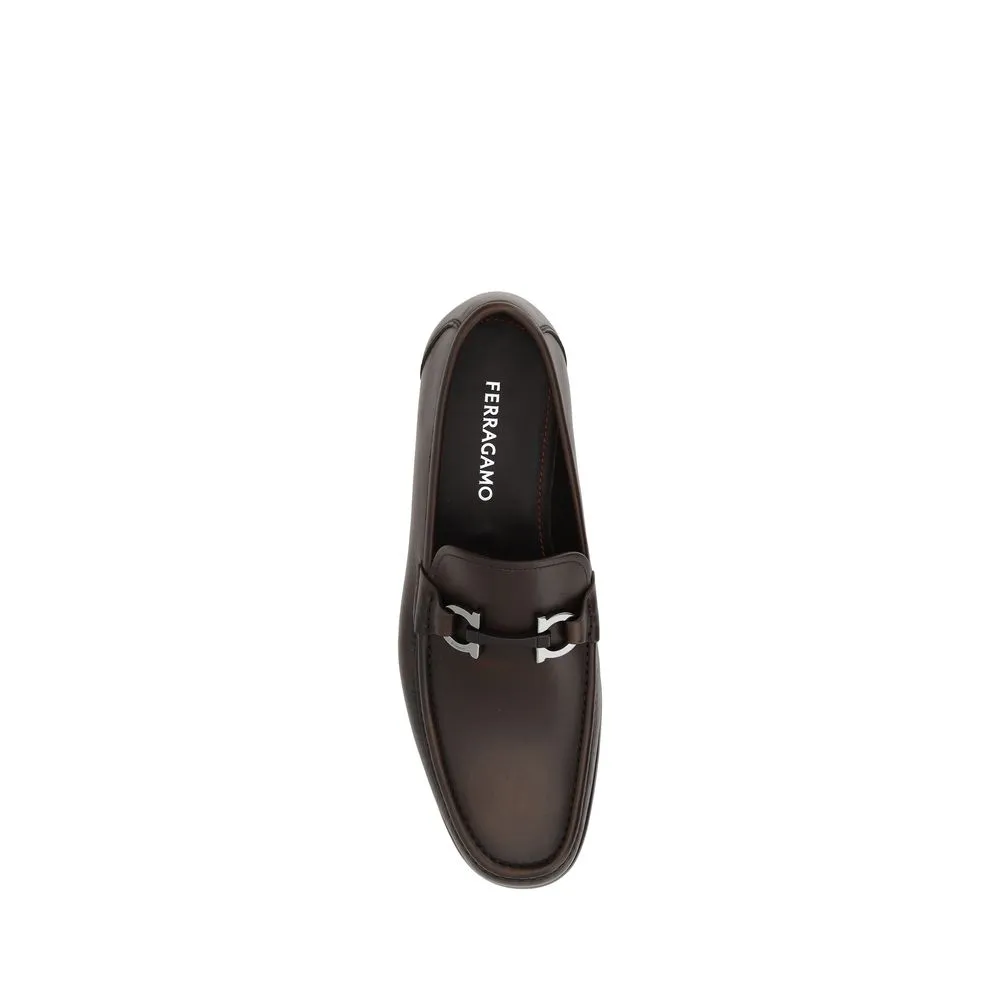Ferragamo Ornamento Gancini Men's Loafers