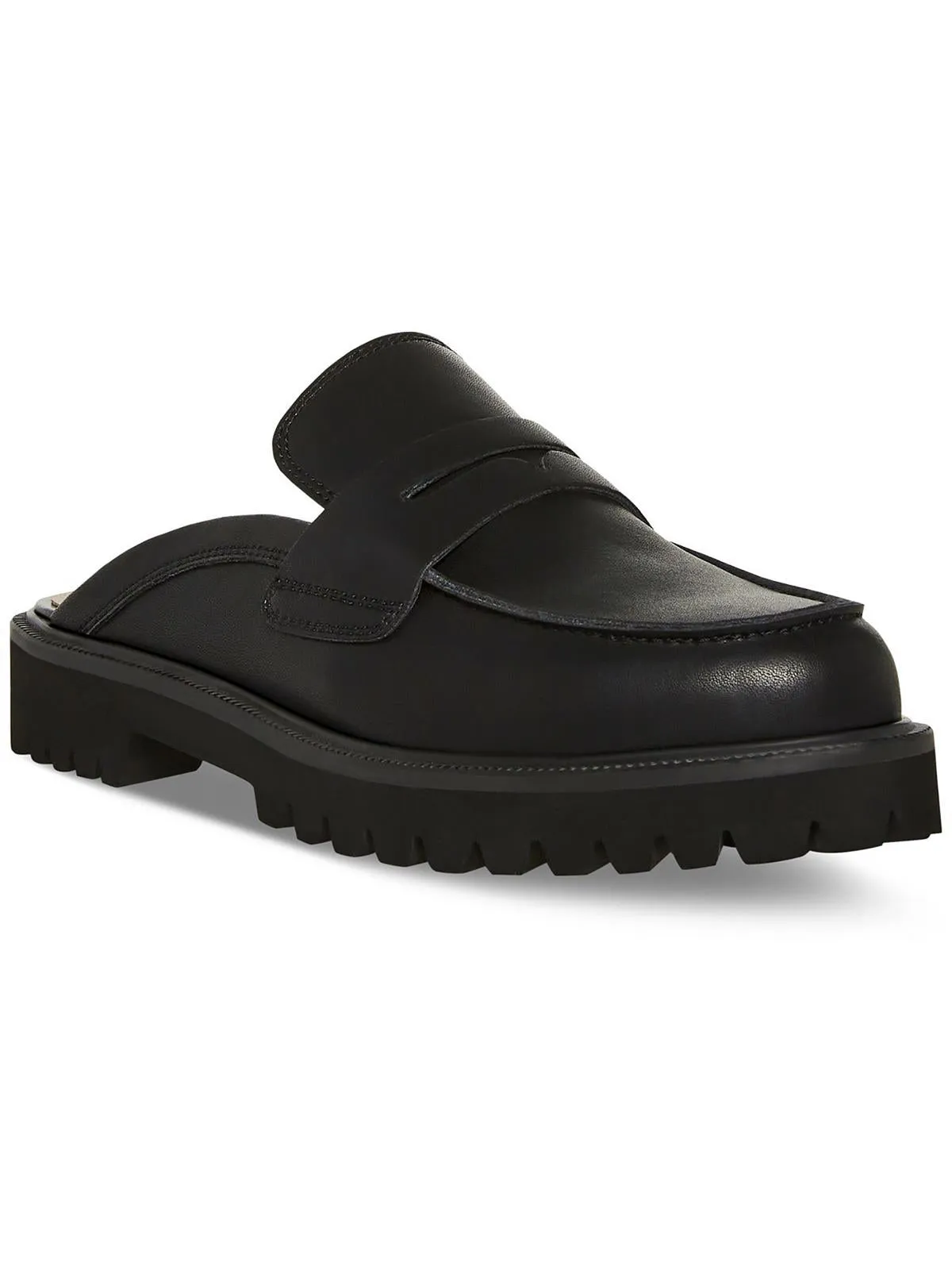 Fever Womens Comfort Insole Leather Loafers