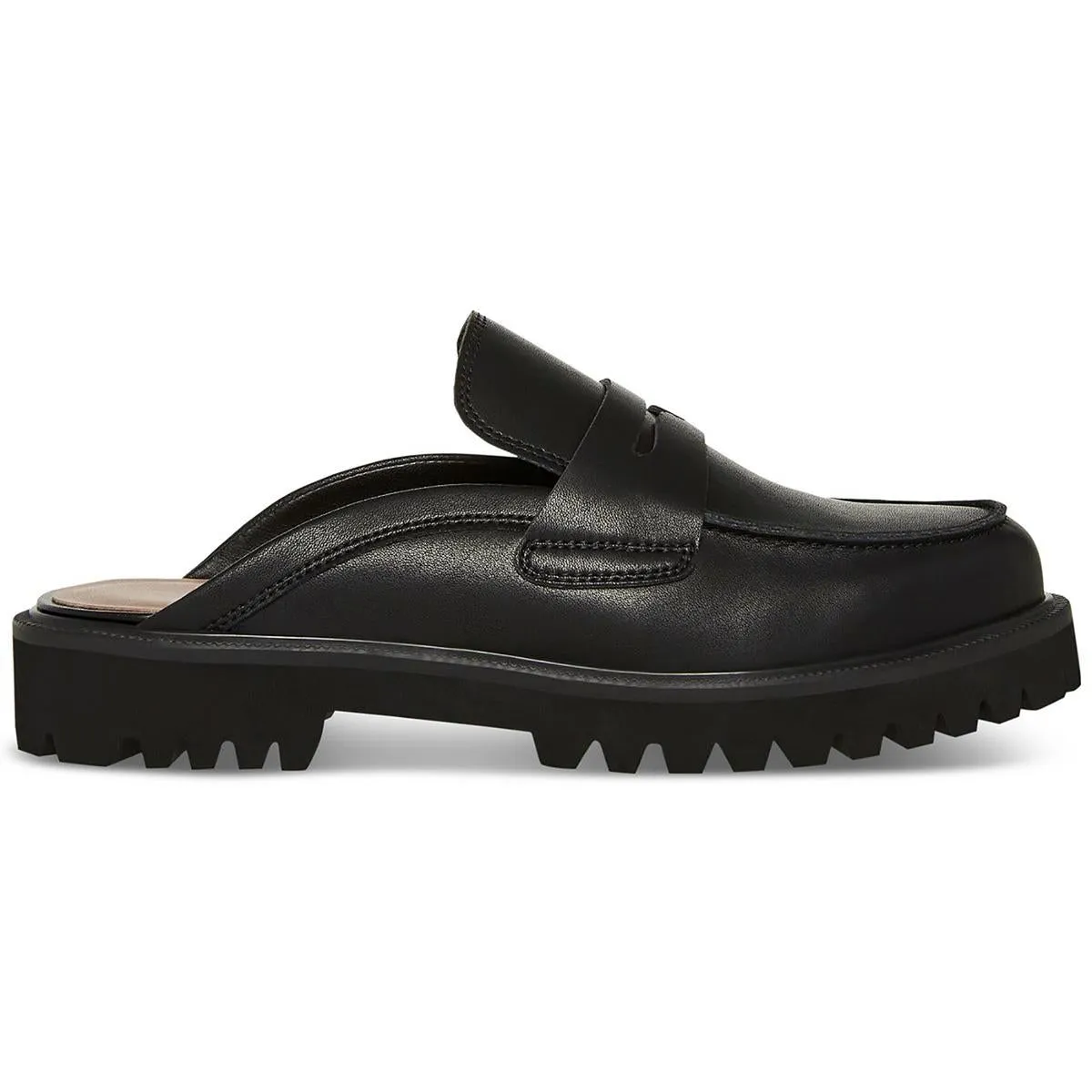 Fever Womens Comfort Insole Leather Loafers